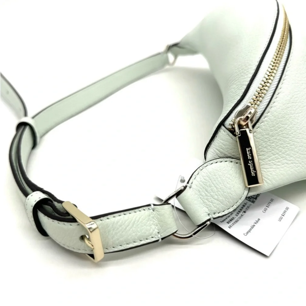 Kate Spade Leila Lime Sherbet Leather Belt Bag Lime Sherbet - Picture 5 of 9